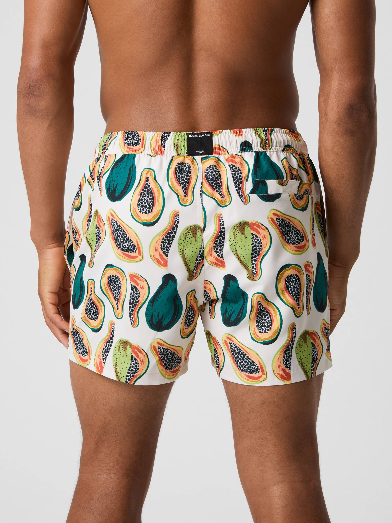 Borg Print Swim Shorts image 3