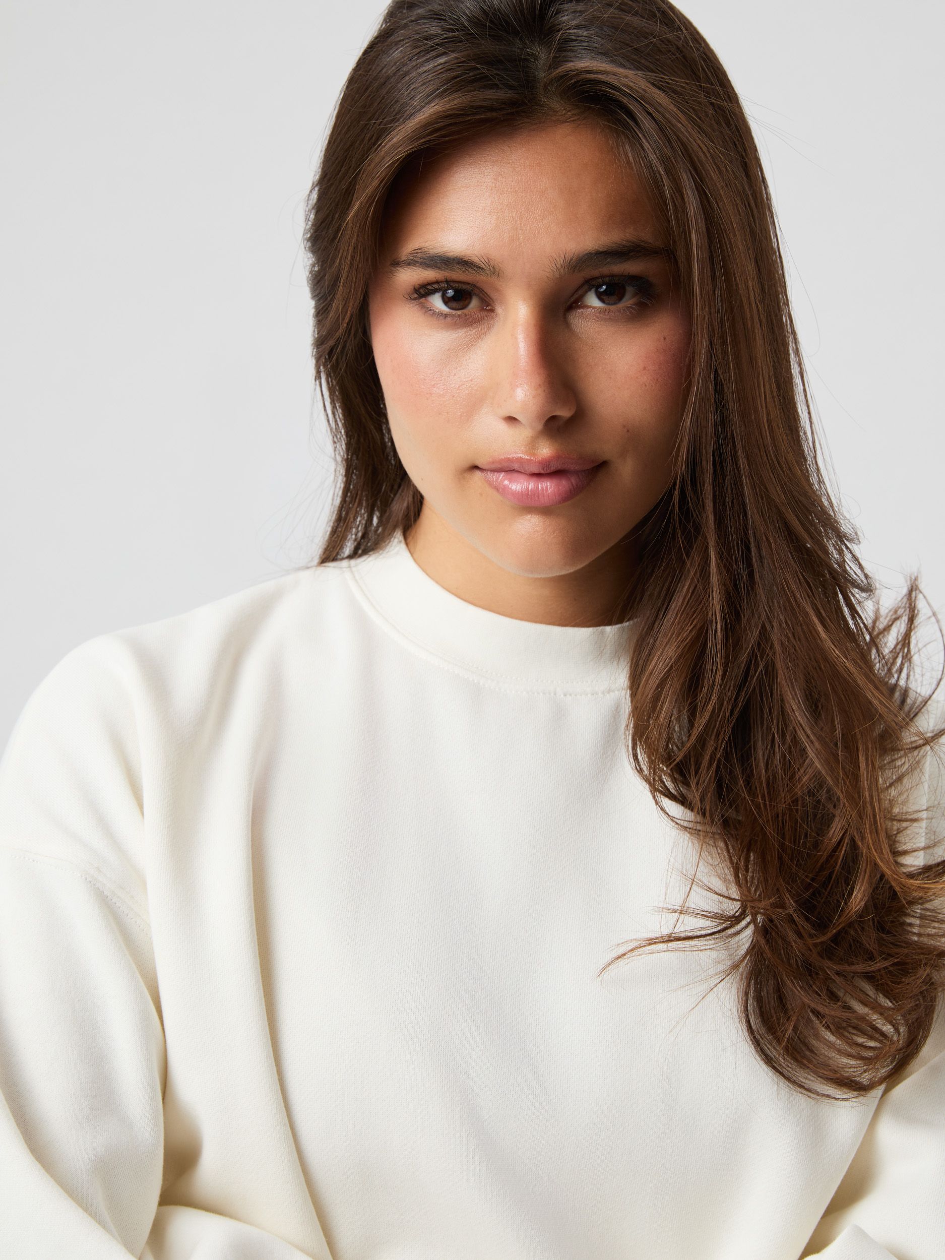 Studio Oversized Sweatshirt - Women - Cannoli Cream | Björn Borg