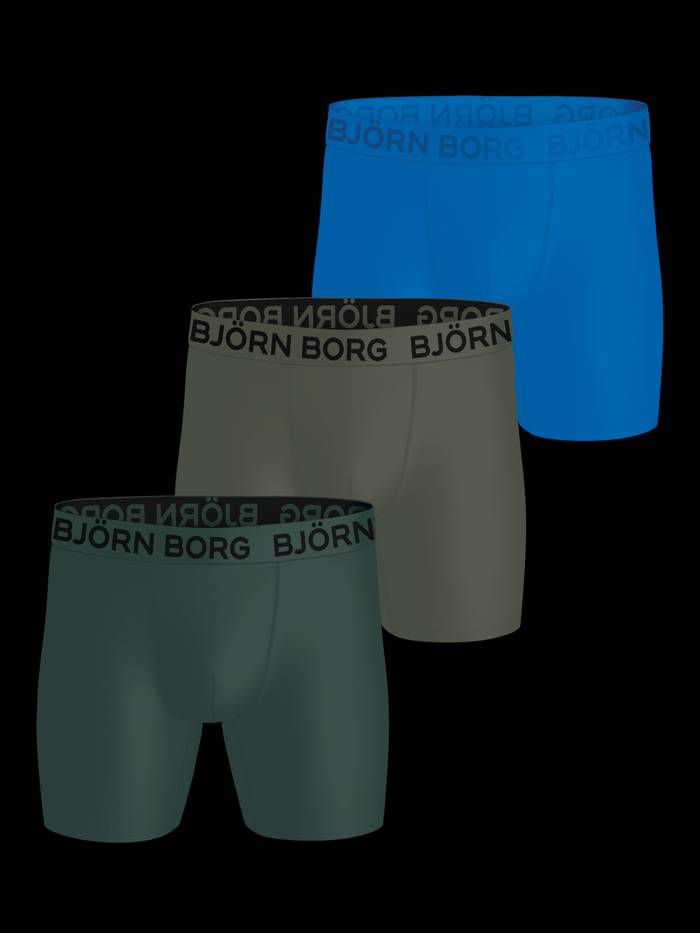 Sports Microfiber Boxers 3-pack