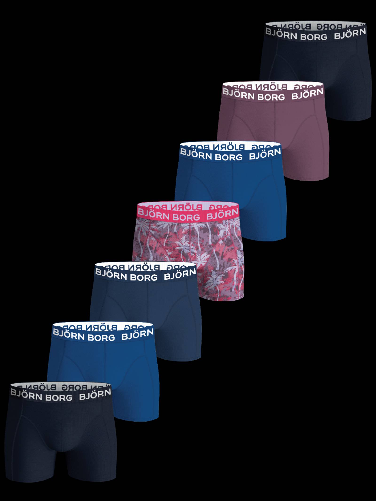 Björn Borg - Cotton Stretch Boxers 7-pack Multi Kids - Image 1