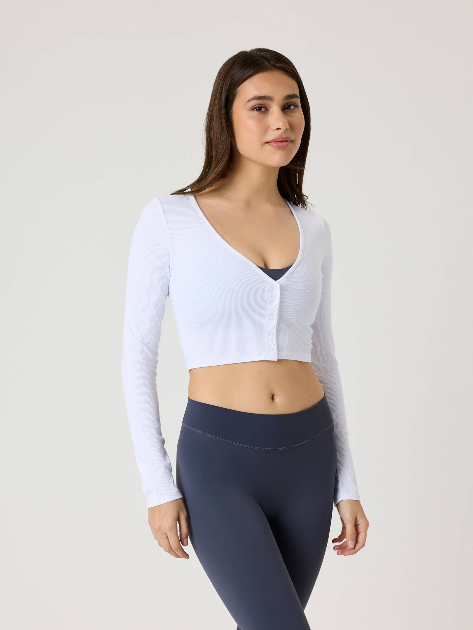 Alice Stenlöf Cropped Rib Cardigan image 7