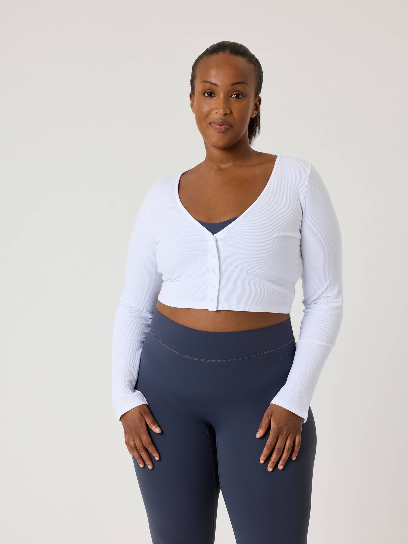 Alice Stenlöf Cropped Rib Cardigan image 1