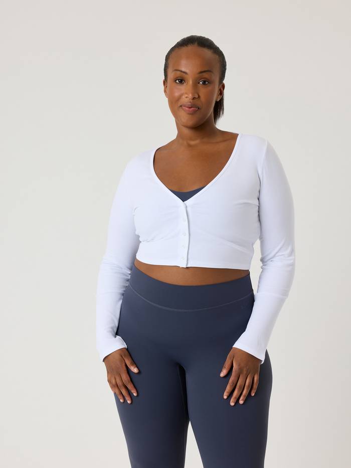 Alice Stenlöf Cropped Rib Cardigan