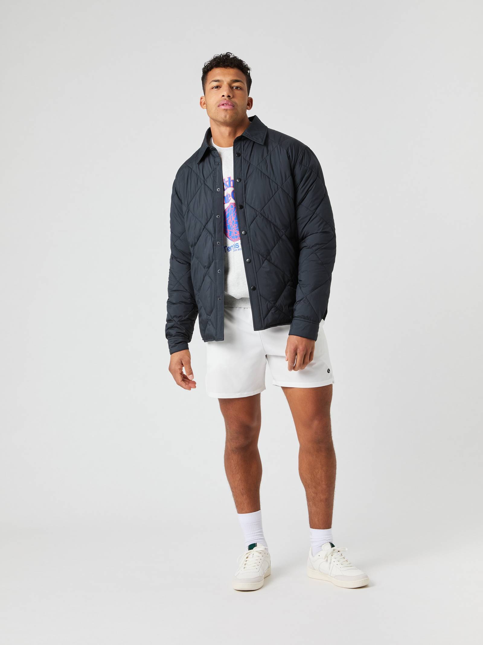 Centre Quilted Overshirt image 3