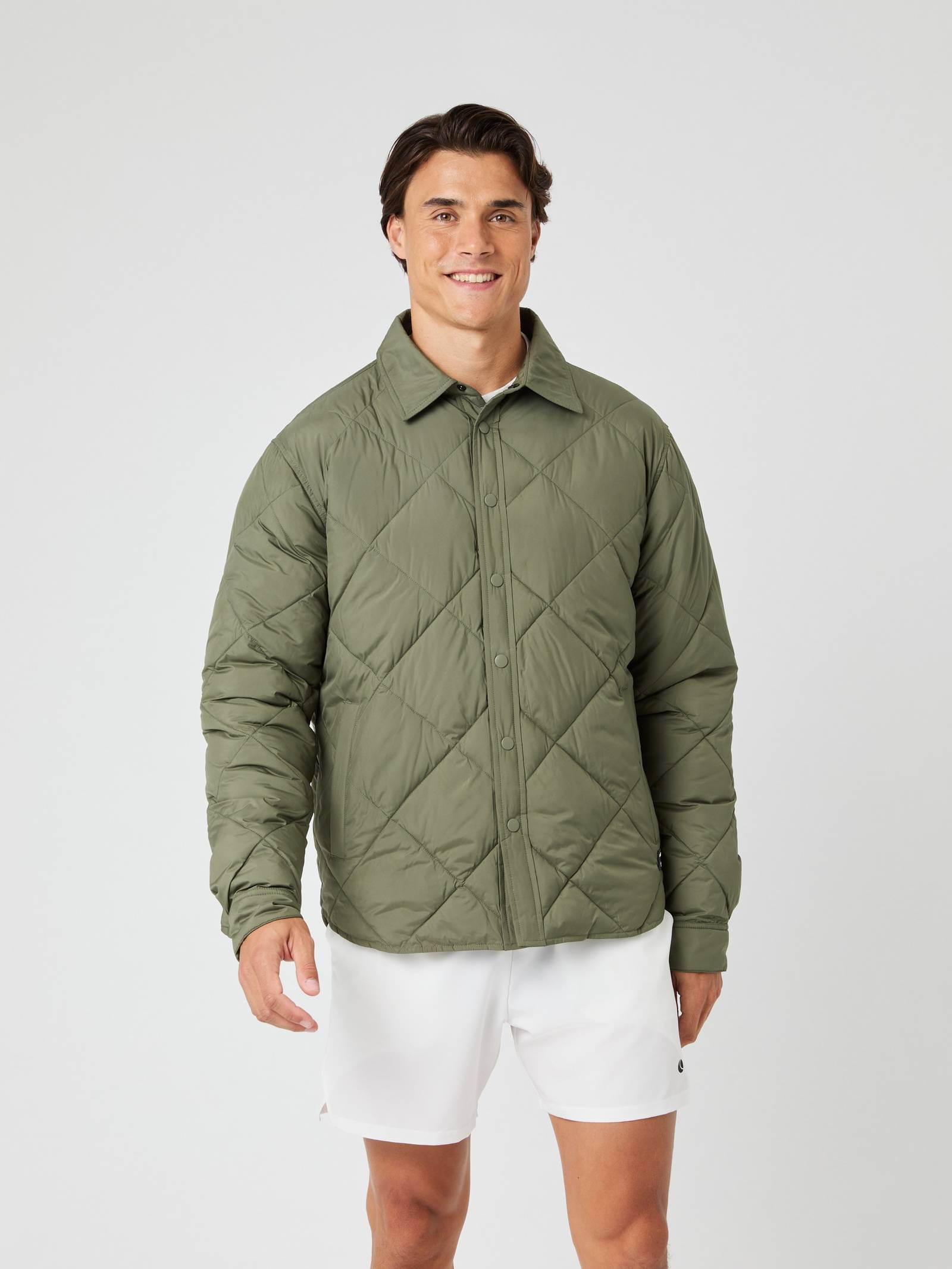 Centre Quilted Overshirt image 3