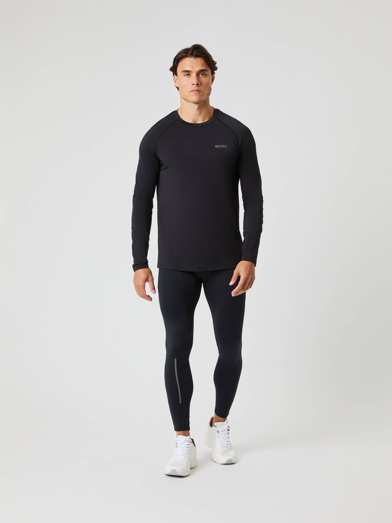 Borg Performance Long Sleeve Brushed T-Shirt image 3
