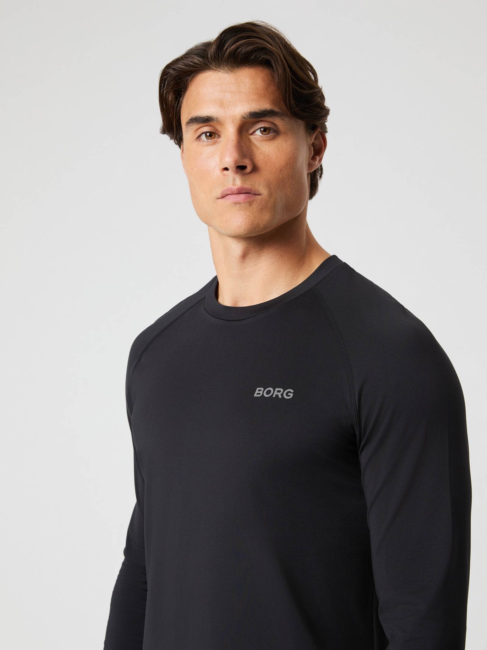 Borg Performance Long Sleeve Brushed T-Shirt image 5