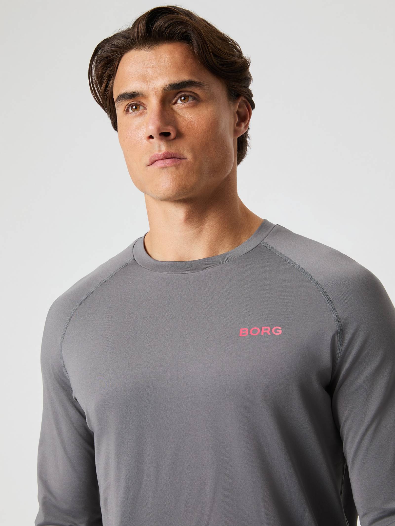 Borg Performance Long Sleeve Brushed T-Shirt image 2