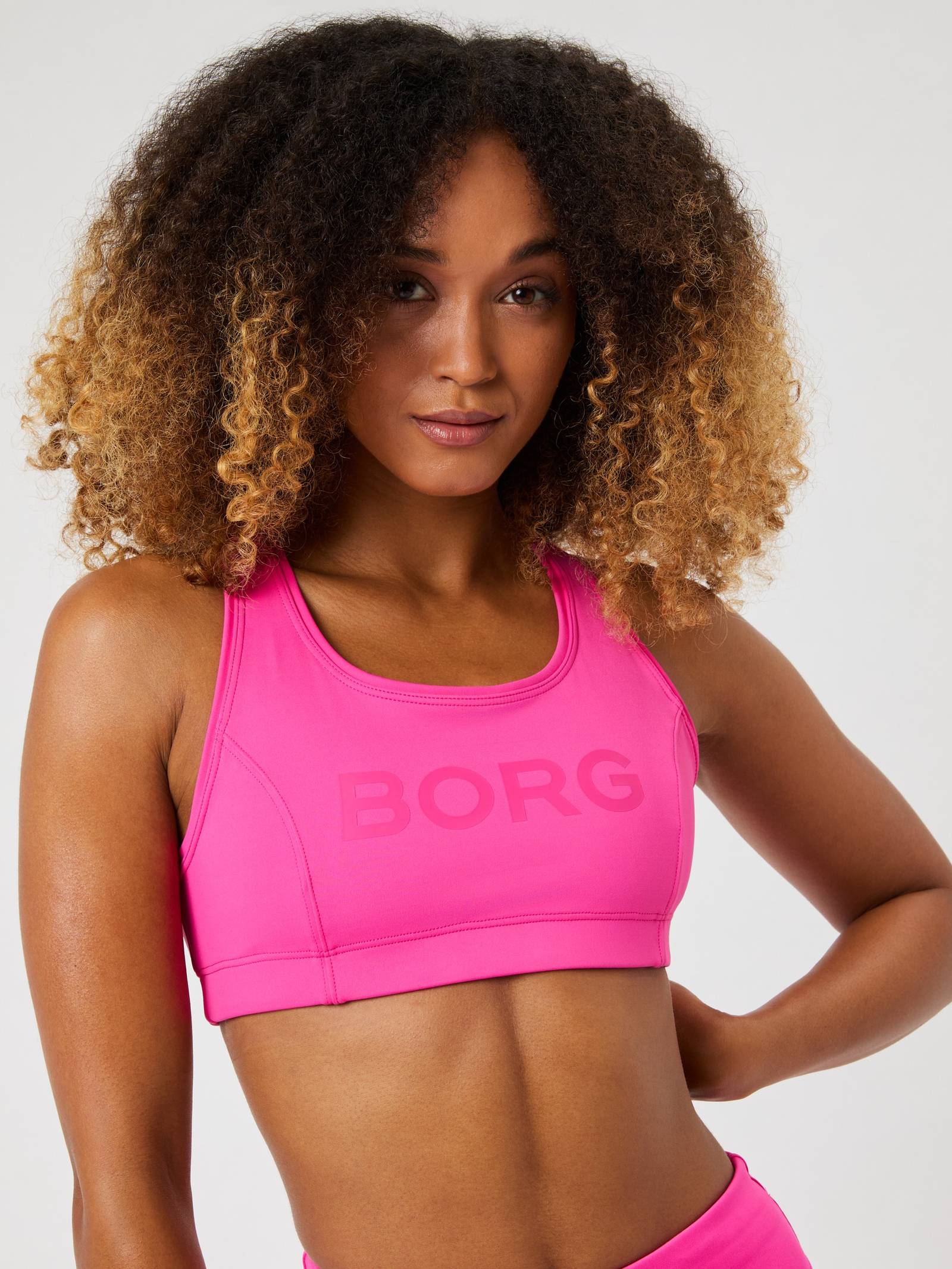 Borg Mid Support Sports Bra image 4