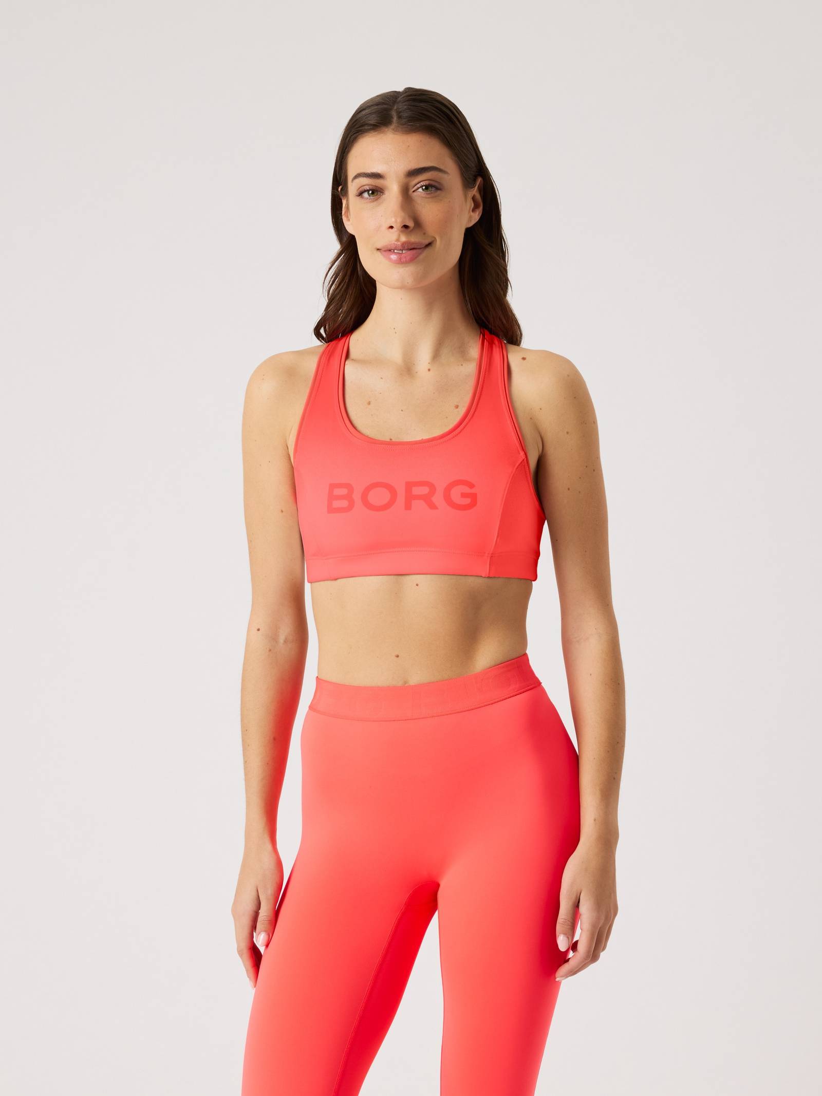 Björn Borg - Borg Mid Support Sports Bra Diva Pink Dam - Image 1