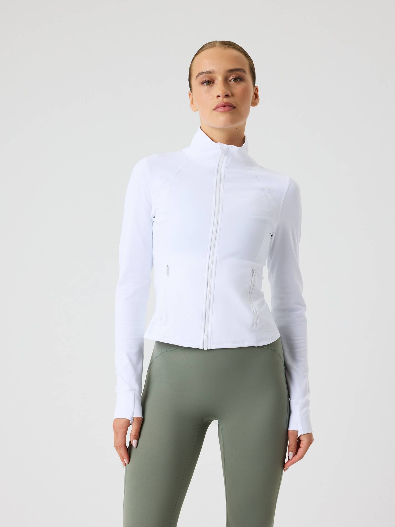 Björn Borg - Borg Soft Zip Midlayer Brilliant White Women - Image 1