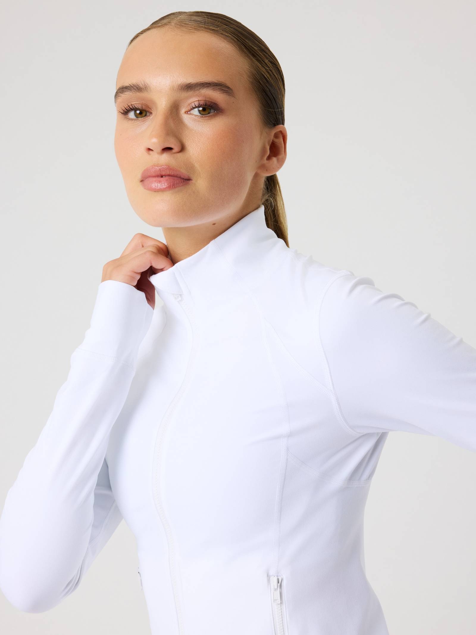 Björn Borg - Borg Soft Zip Midlayer Brilliant White Dam - Image 1
