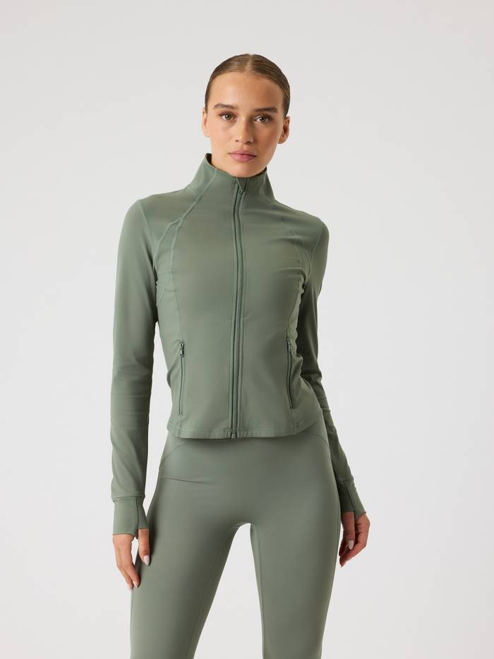Björn Borg - Borg Soft Zip Midlayer Agave Green
