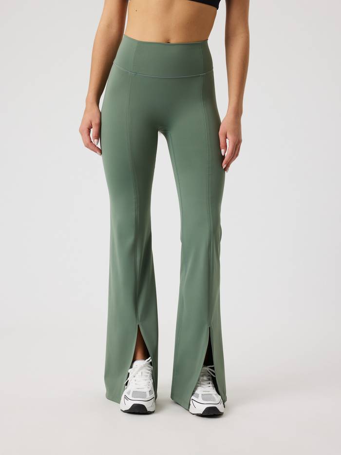 Björn Borg - Studio Flared Slit Tights Agave Green