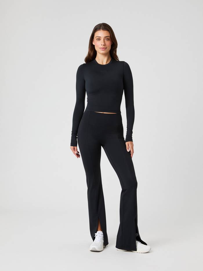 Björn Borg - Studio Flared Slit Tights Black Beauty