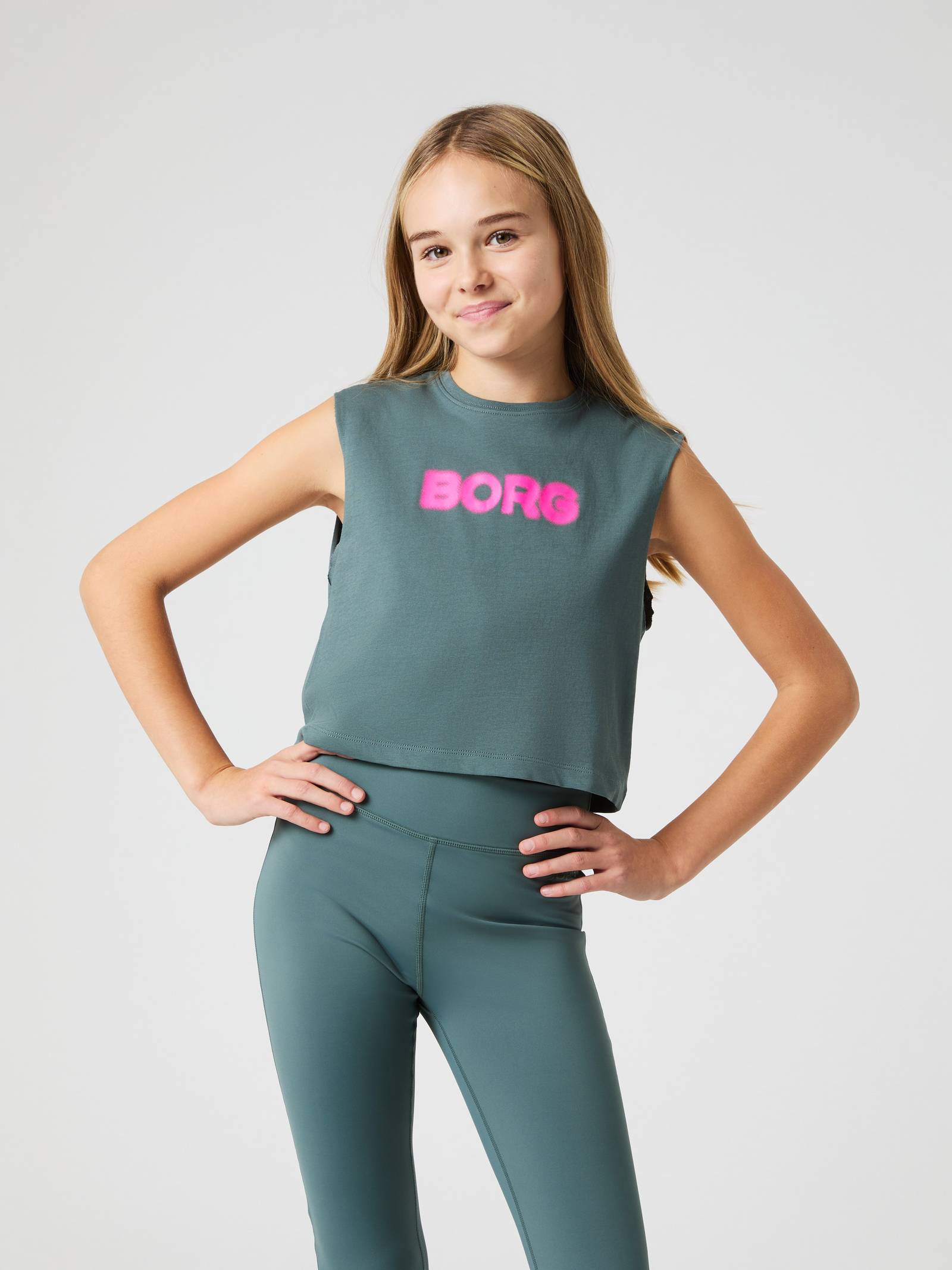 Borg Cropped Tank Top image 1