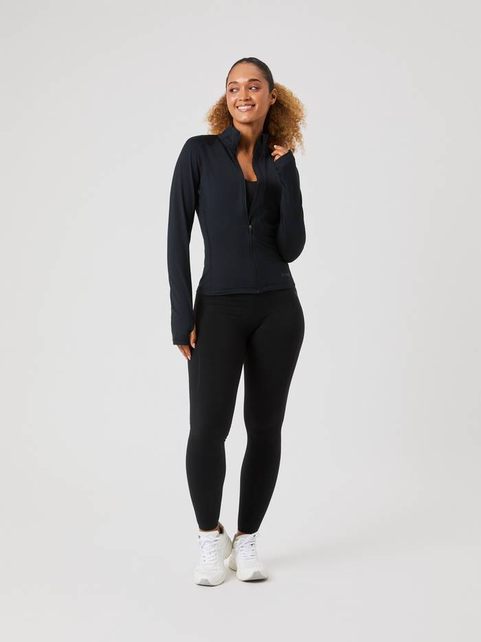 Björn Borg - Borg Full Zip Midlayer Black Beauty