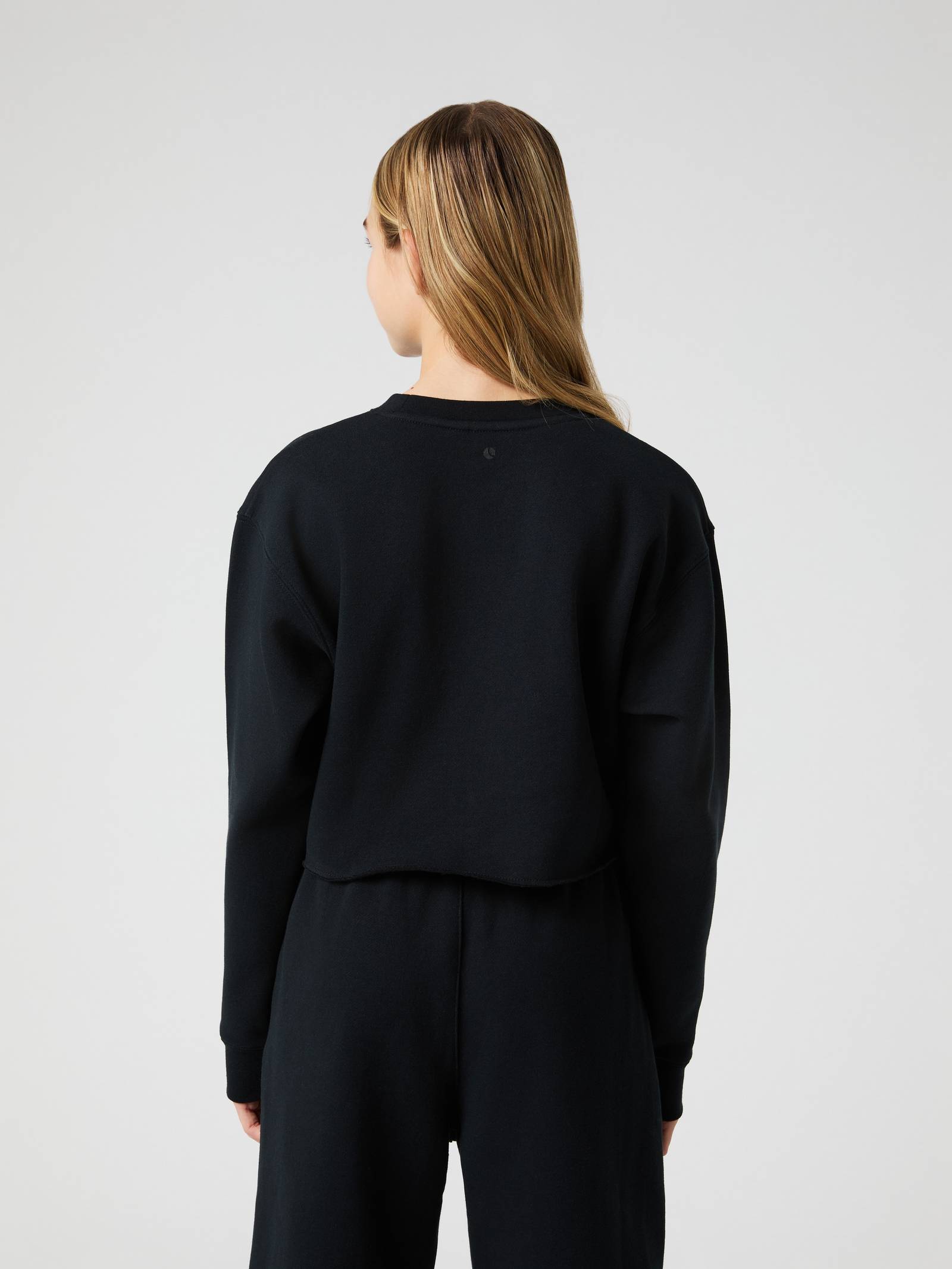 Borg Oversized Cropped Sweatshirt image 2