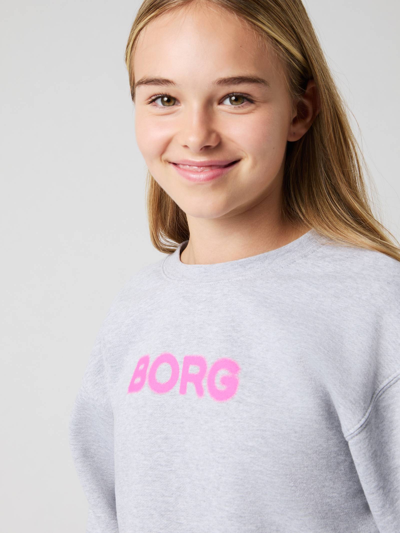 Borg Oversized Cropped Sweatshirt image 5