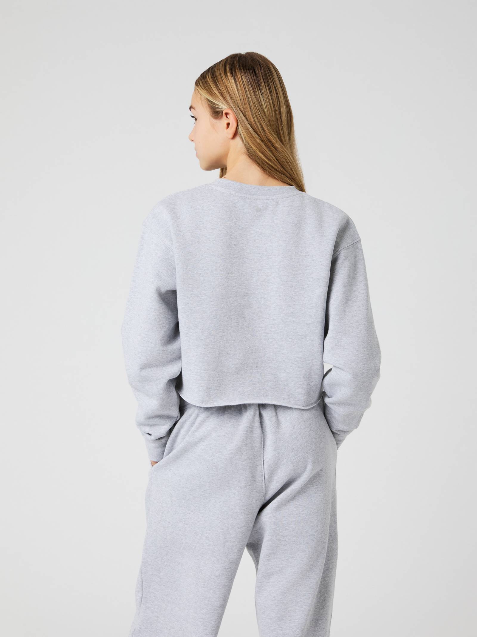 Borg Oversized Cropped Sweatshirt image 2