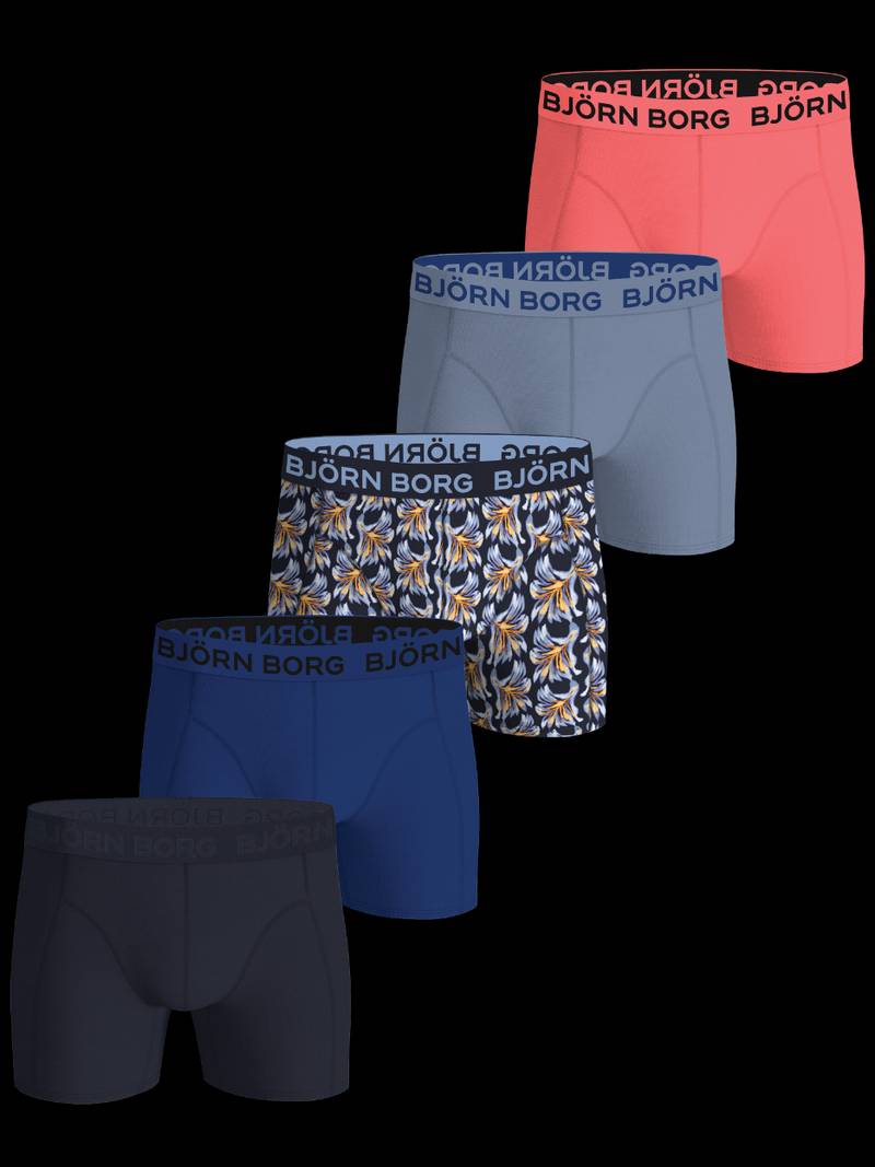 Cotton Stretch Boxers 5-pack