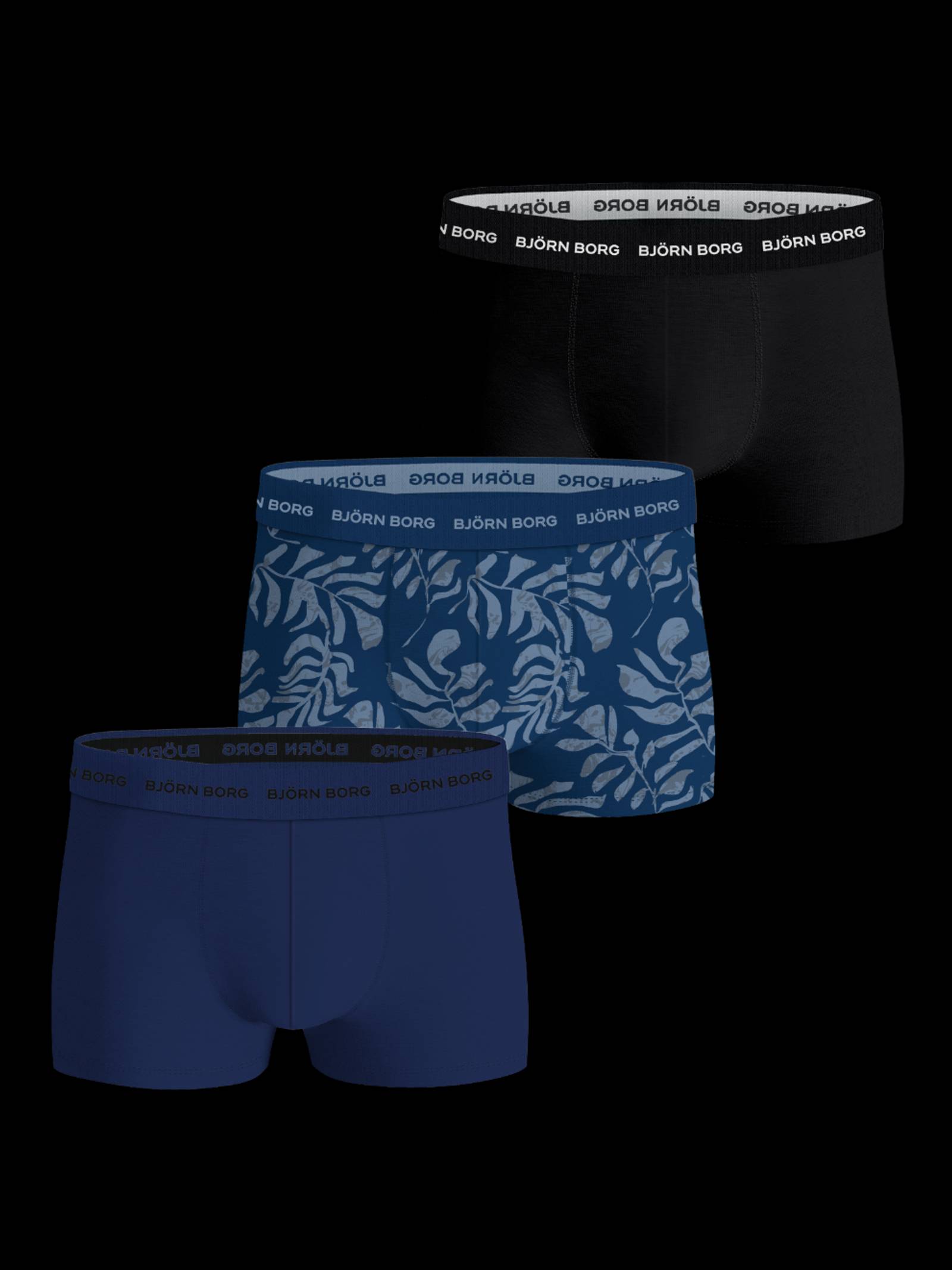 Cotton Stretch Trunks 3-pack image 1