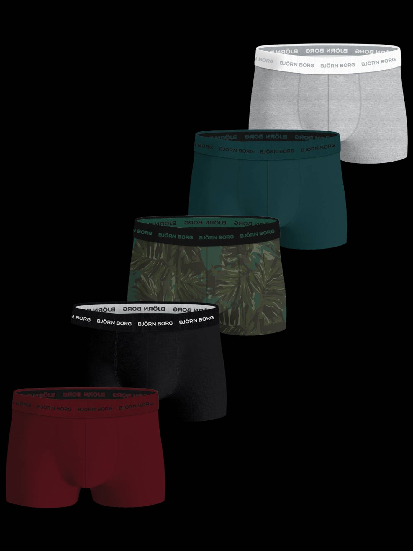 Björn Borg - Cotton Stretch Trunks 5-pack Multi Heren - Image 1