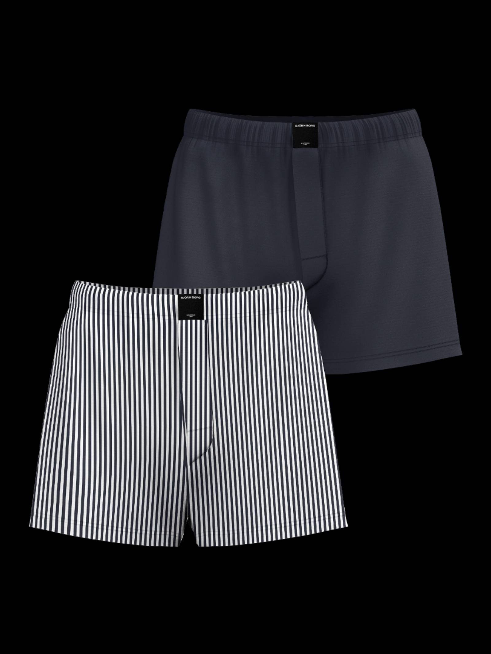 Björn Borg - Cotton Stretch Woven Boxers Shorts 2-pack Multi Herr - Image 1