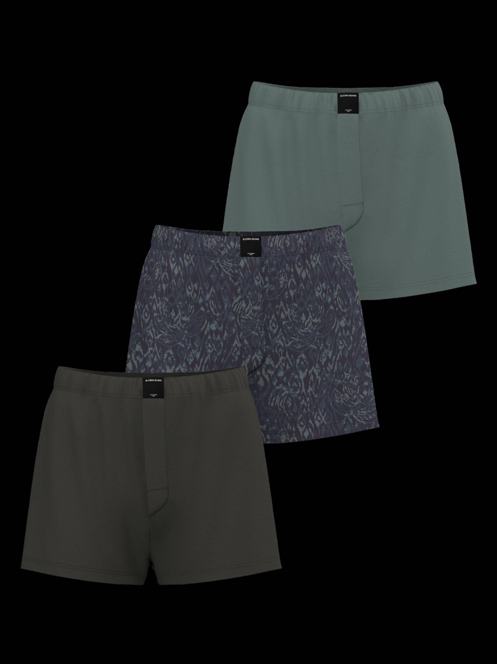 Cotton Stretch Jersey Boxers Shorts 3-pack image 1