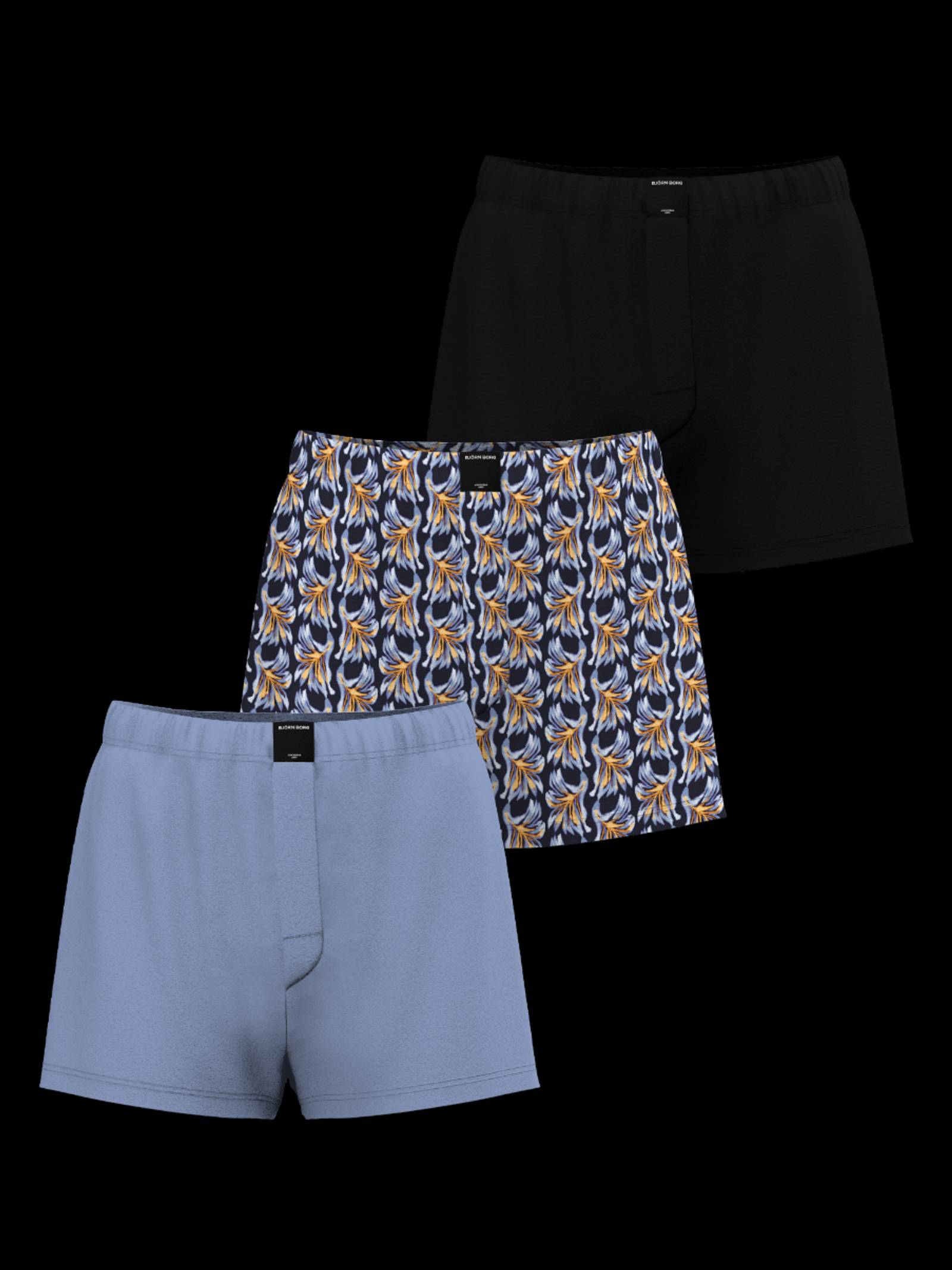 Cotton Stretch Jersey Boxers Shorts 3-pack image 1