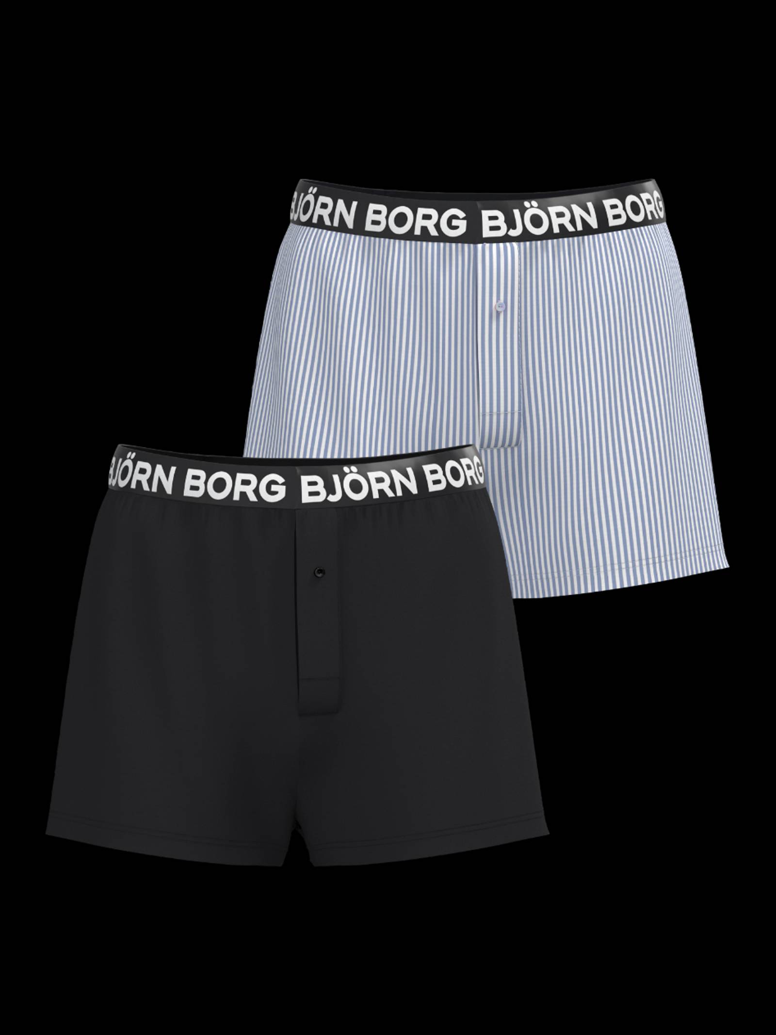 Cotton Stretch Logo Woven Boxers Shorts 2-pack image 2