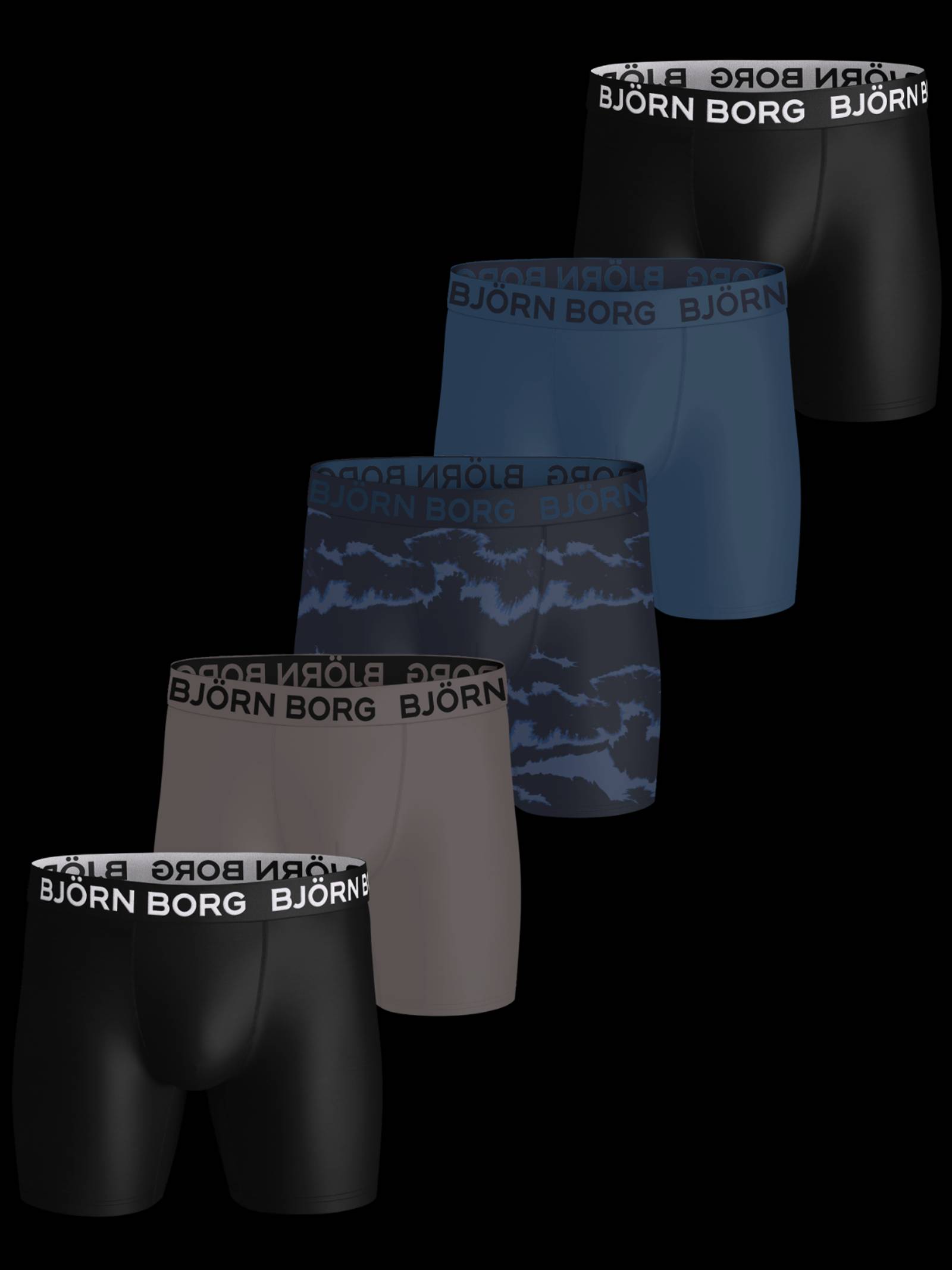 Sports Microfiber Boxers 5-pack image 1