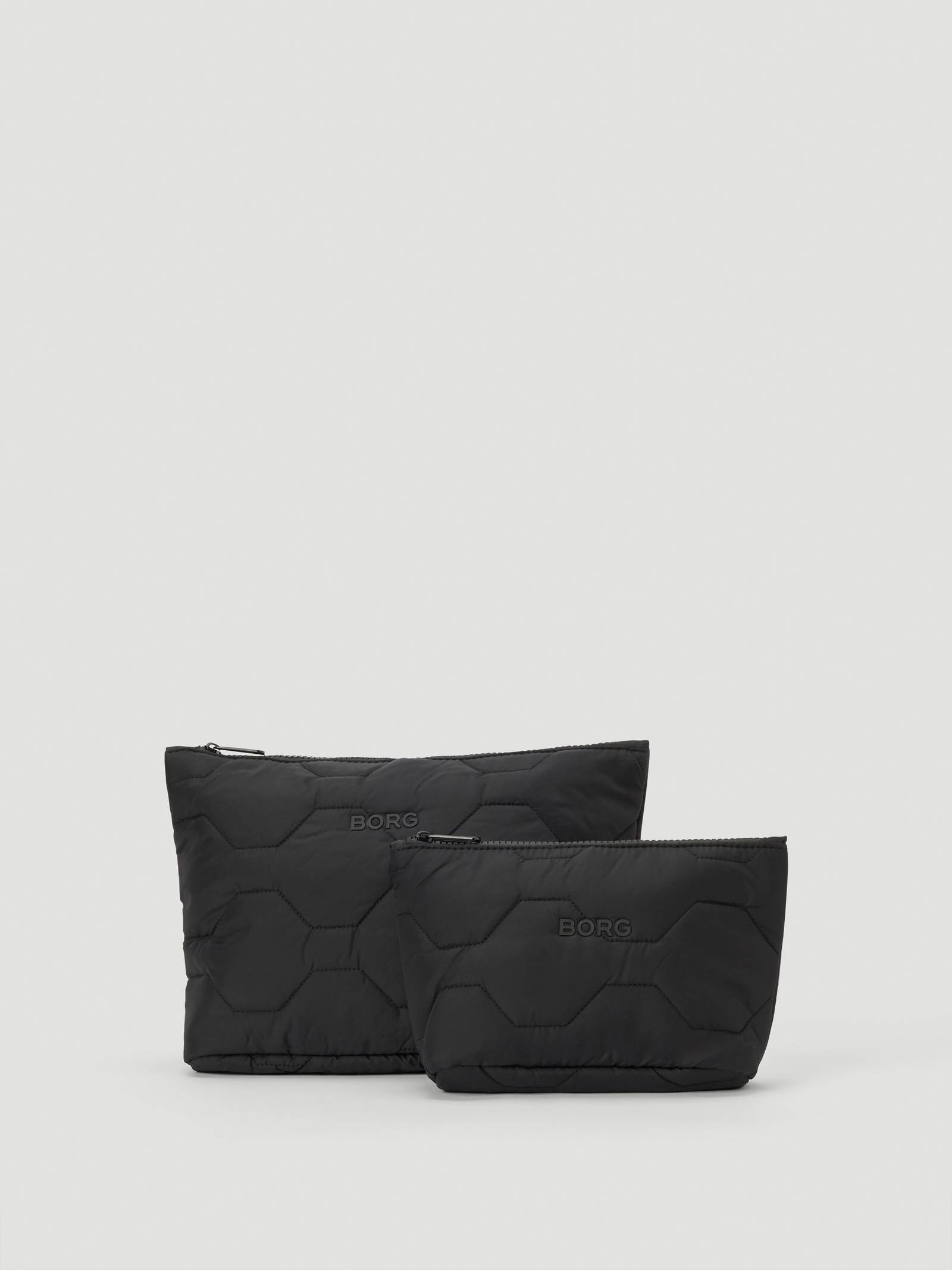 Borg Quilted Wash Bag Set image 1