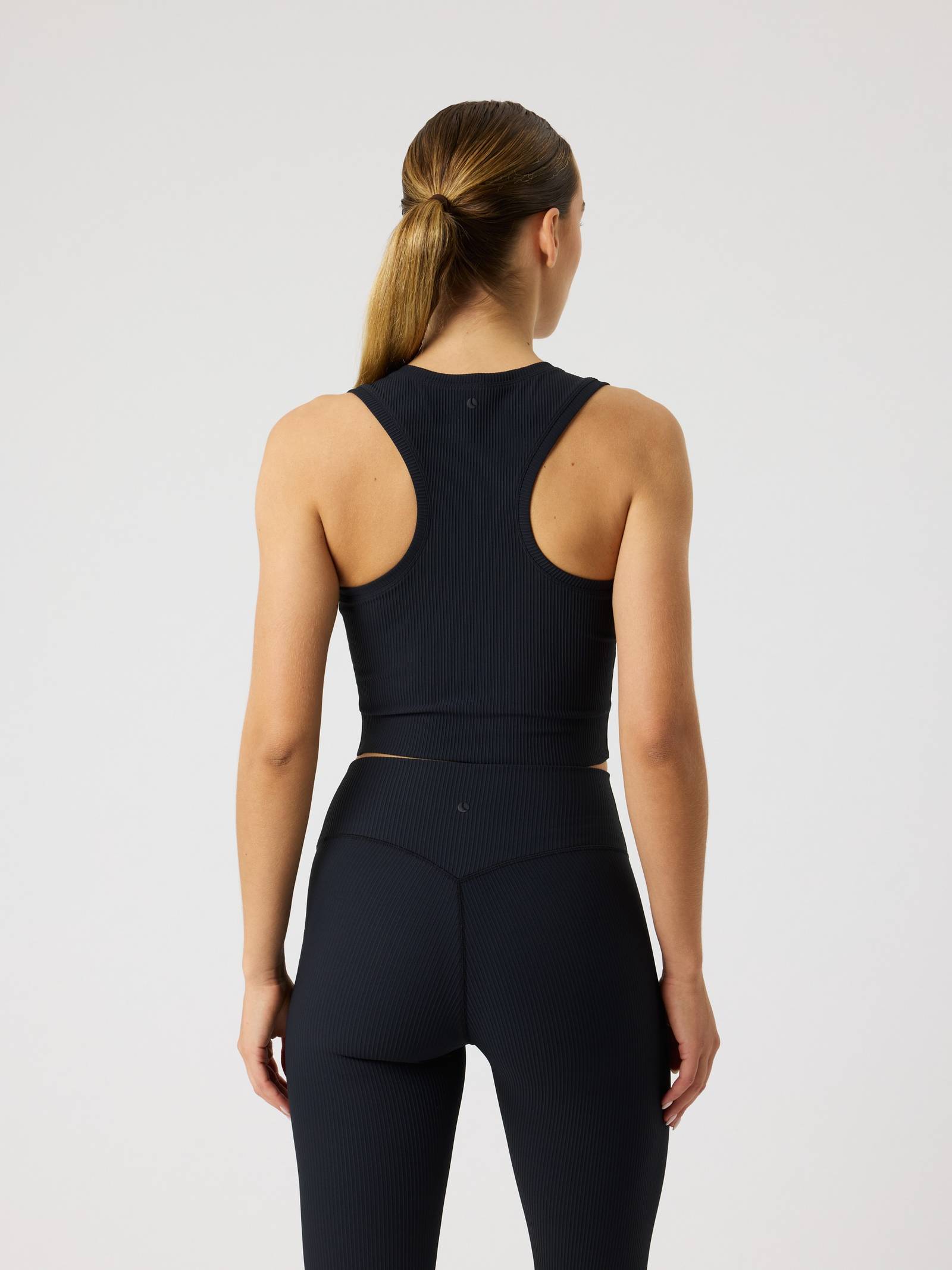 Studio Ribbed Cropped Tank Top image 2