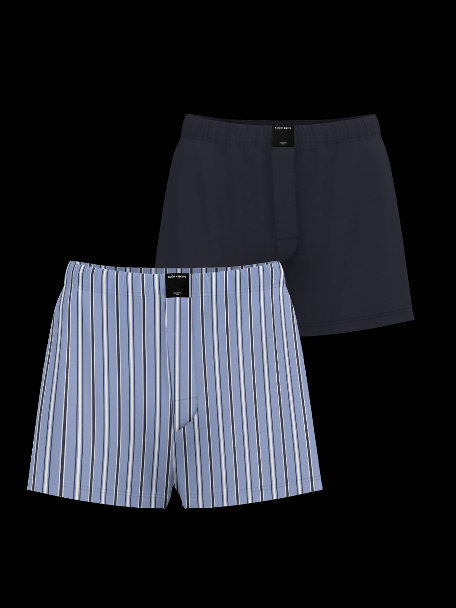 Cotton Stretch Woven Boxers Shorts 2-pack image 1