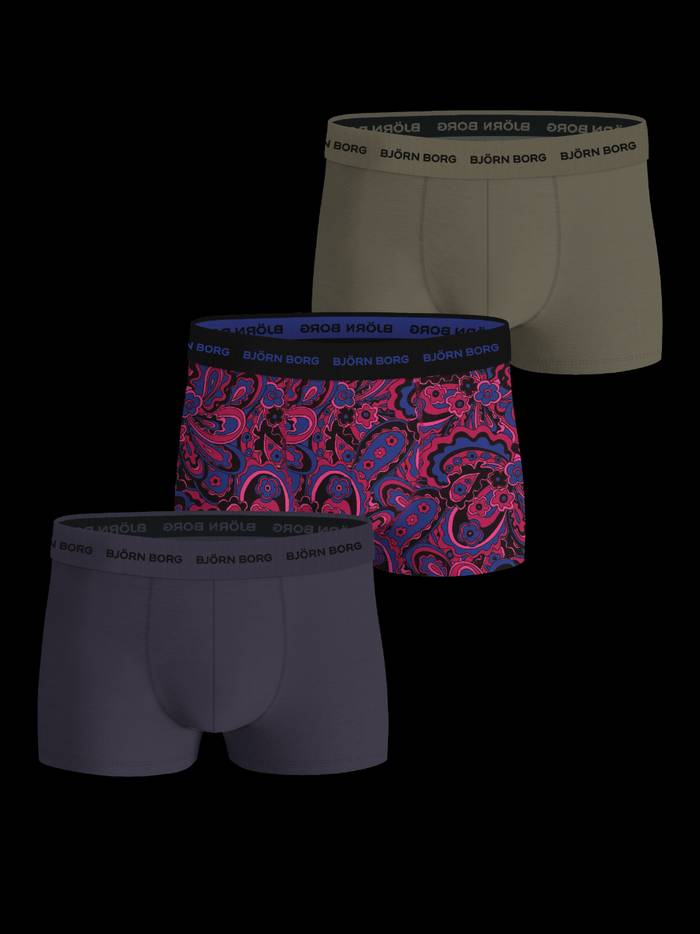 Cotton Stretch Trunks 3-pack