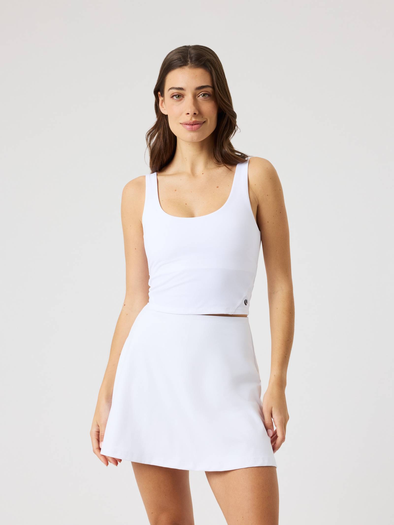 Björn Borg - Ace 2 In 1 Cropped Tank Brilliant White Women - Image 1