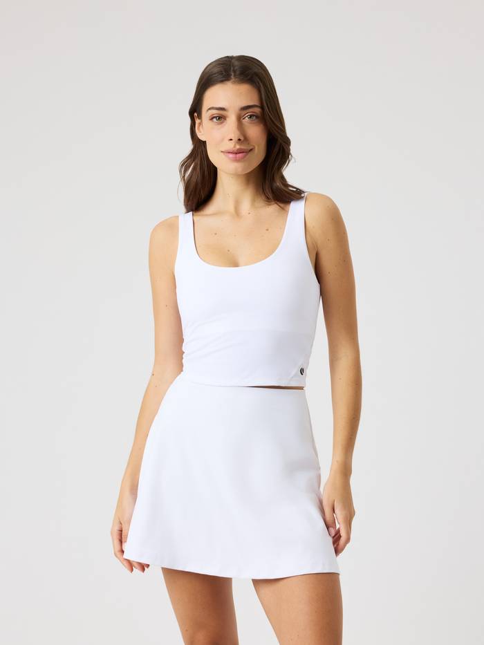 Björn Borg - Ace 2 In 1 Cropped Tank Brilliant White