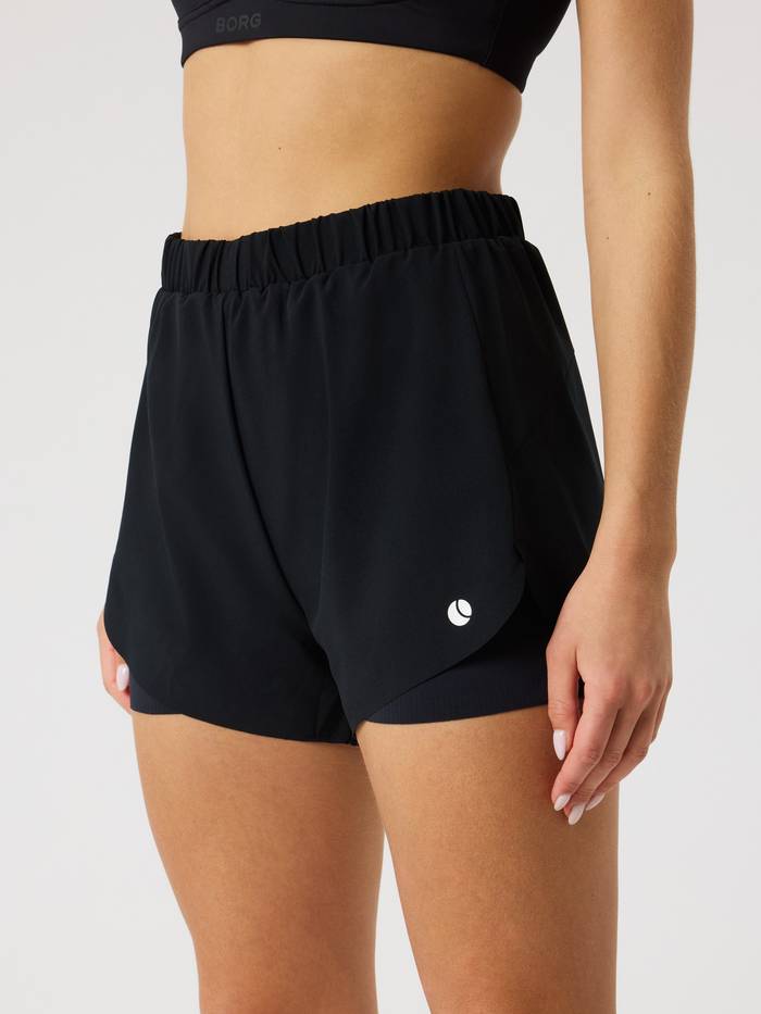 Björn Borg - Ace 2 In 1 Shorts Black Beauty