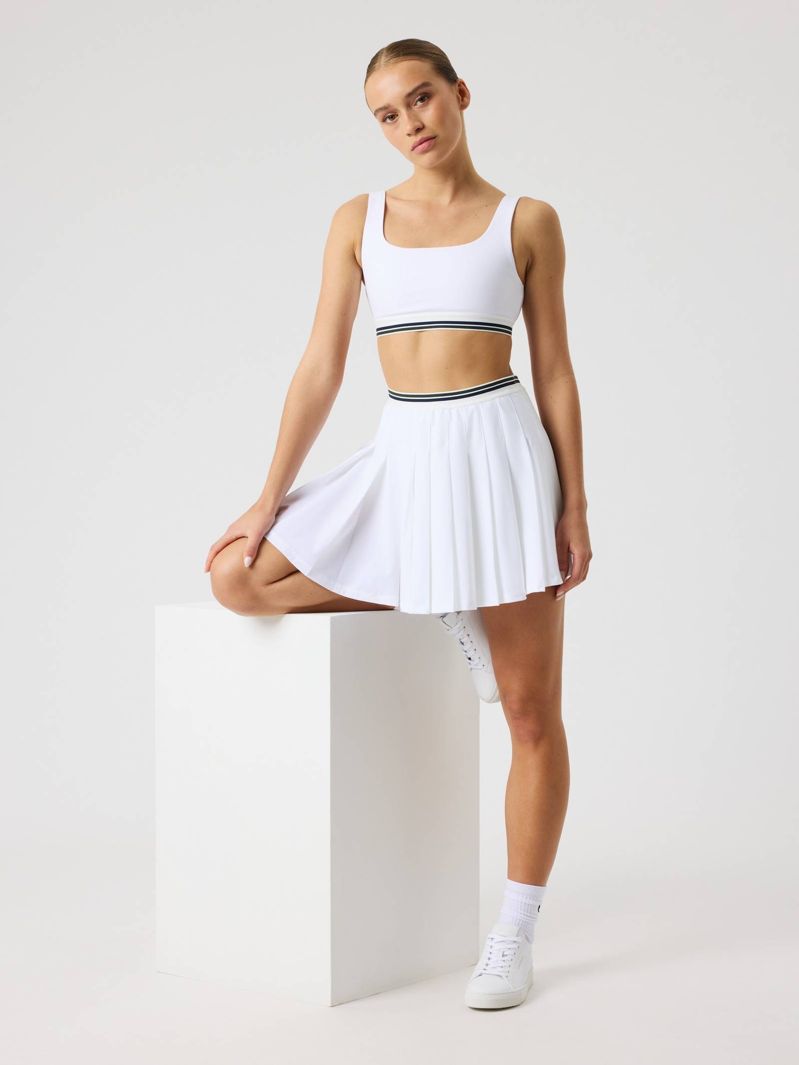 Björn Borg - Ace Pleated Skirt Brilliant White Women - Image 1