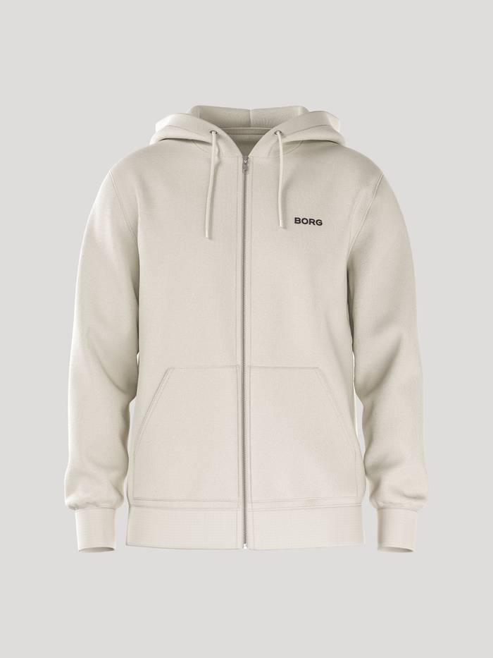 Björn Borg - Borg Essential 4 Zip Hoodie Tofu