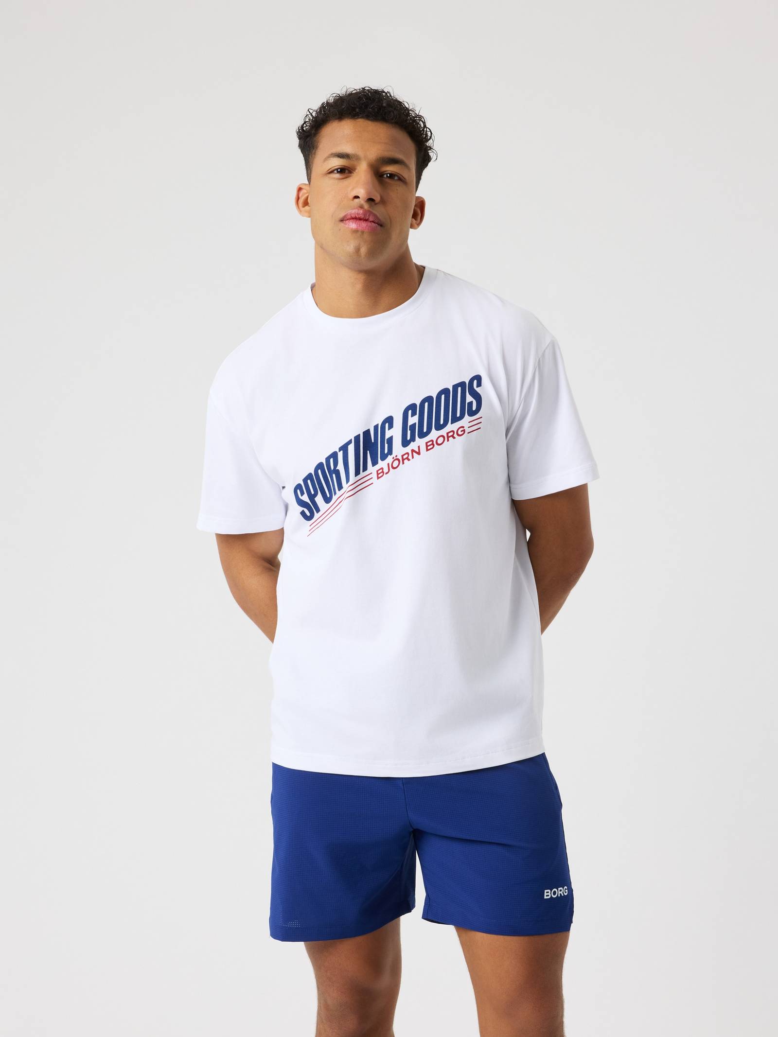 Björn Borg - Borg Gym Oversized T-Shirt Brilliant White Men - Image 1