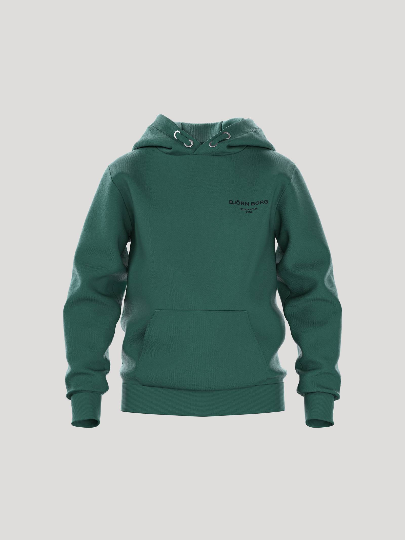 Björn Borg - Borg Essential 1 Hoodie Posy Green Kids - Image 1