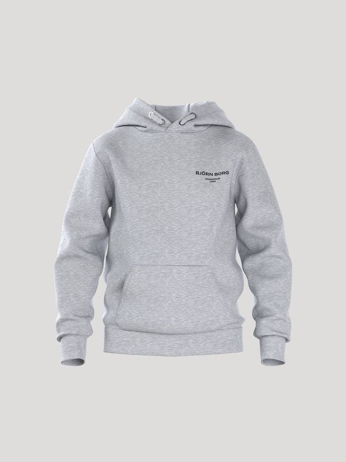 Björn Borg - Borg Essential 1 Hoodie Grijs Gemêleerd