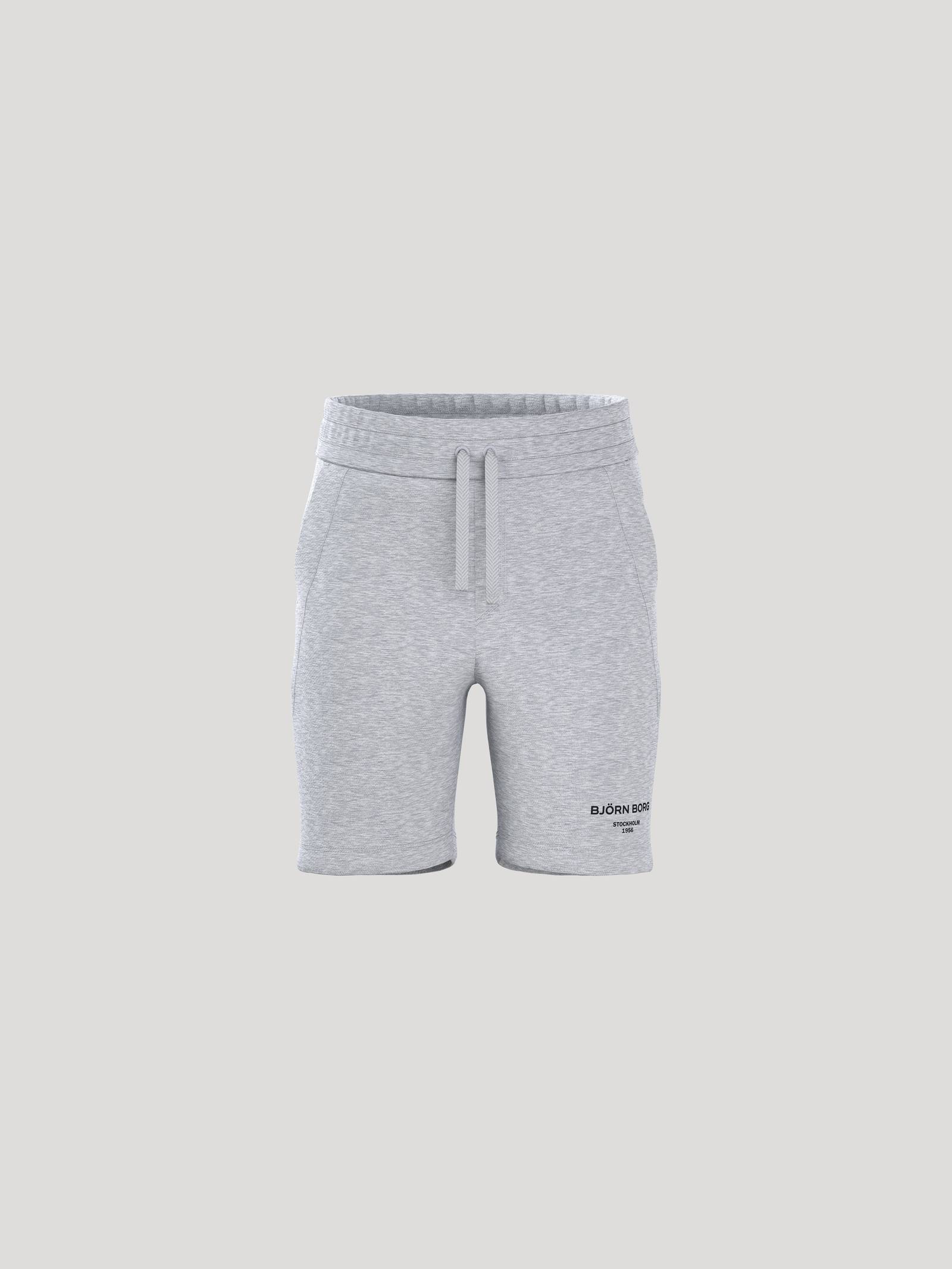 Björn Borg - Borg Essential 1 Sweatshorts Light Grey Melange Kids - Image 1