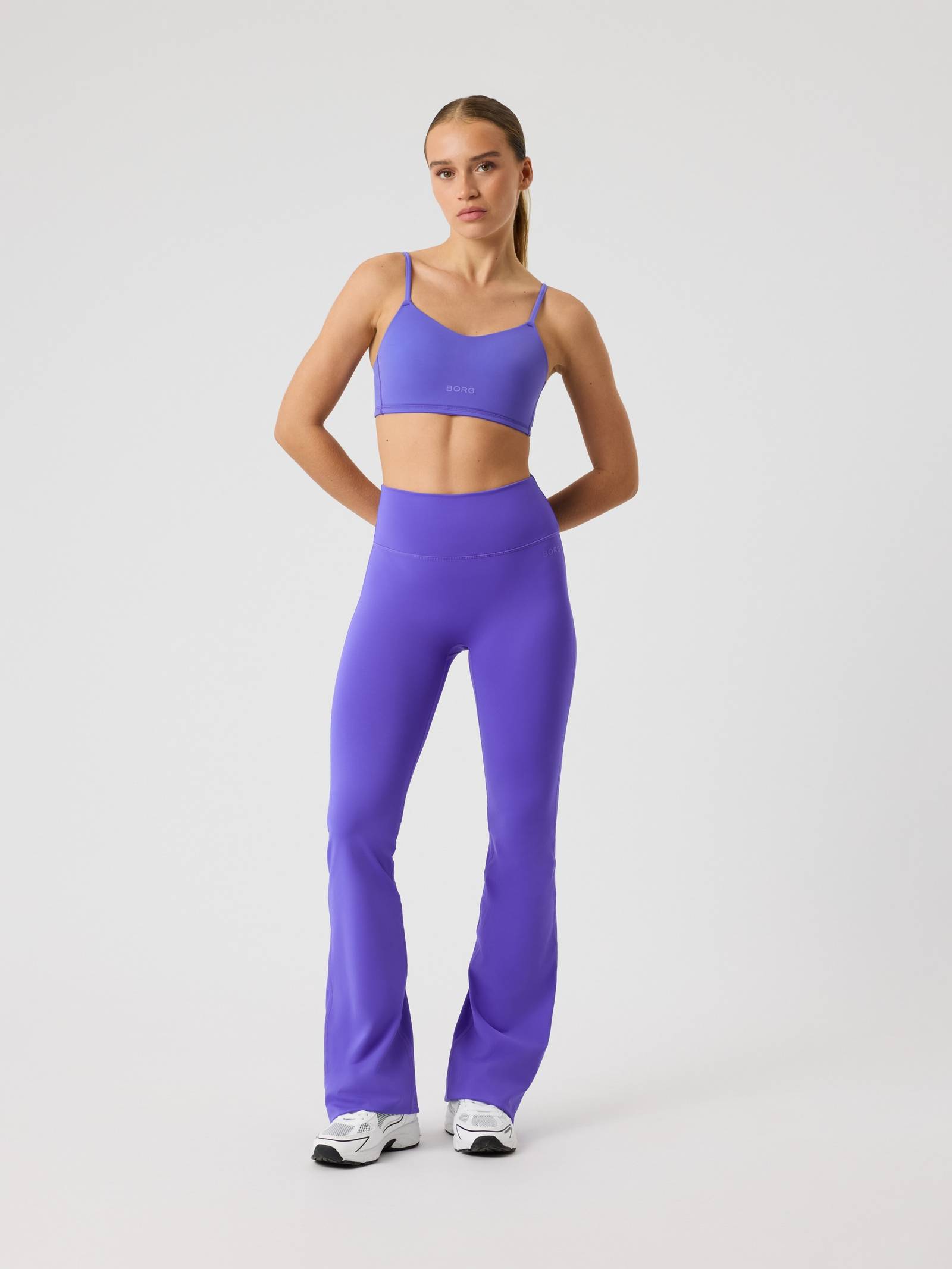 Björn Borg - Borg Flare Tights Regular Simply Purple Women - Image 1