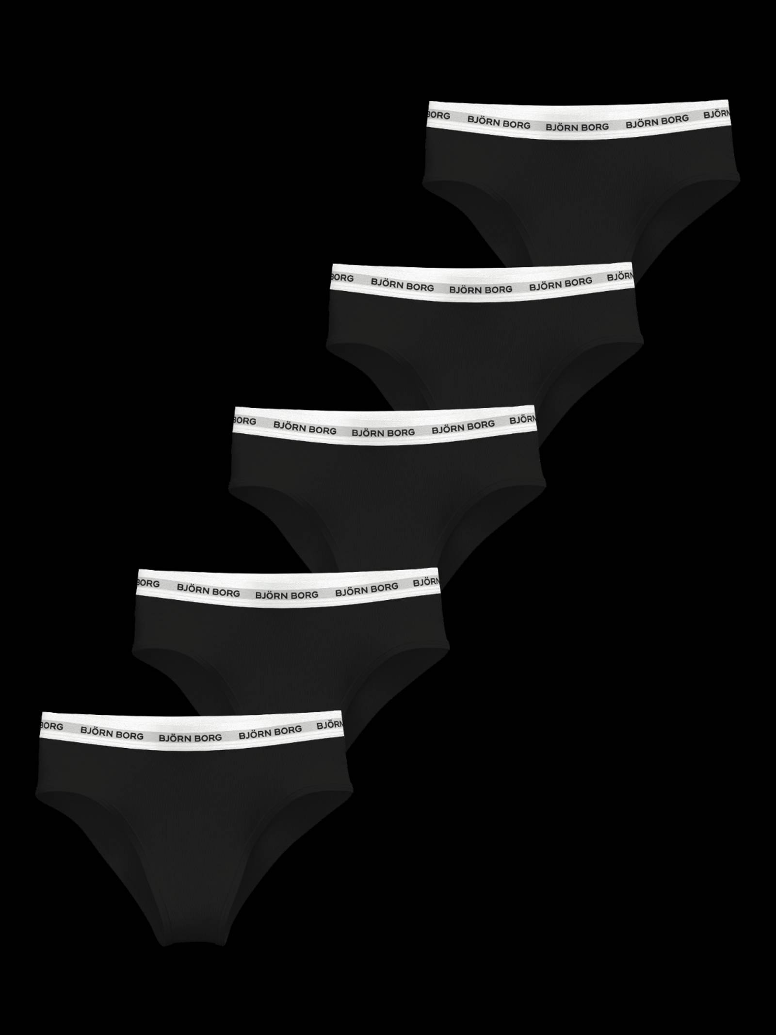 Björn Borg - Logo Highwaist Briefs 5-pack Mehrfarbig Women - Image 1