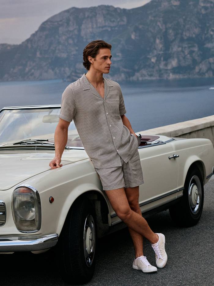 Björn Borg - Borg Lyocell Resort Shirt Houndstooth 3