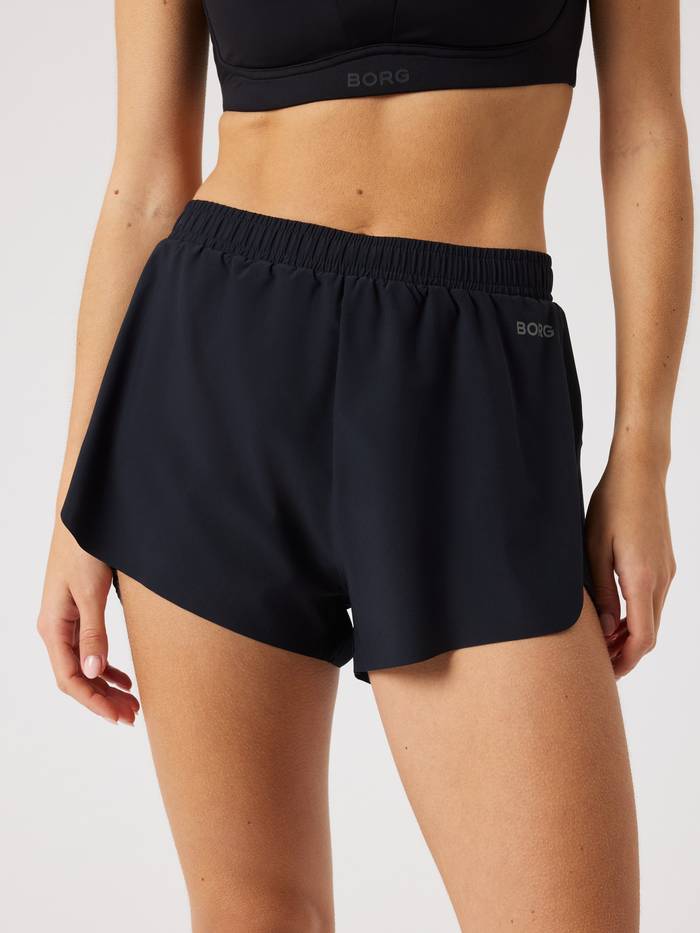 Björn Borg - Borg Performance 2 In 1 Shorts Black Beauty