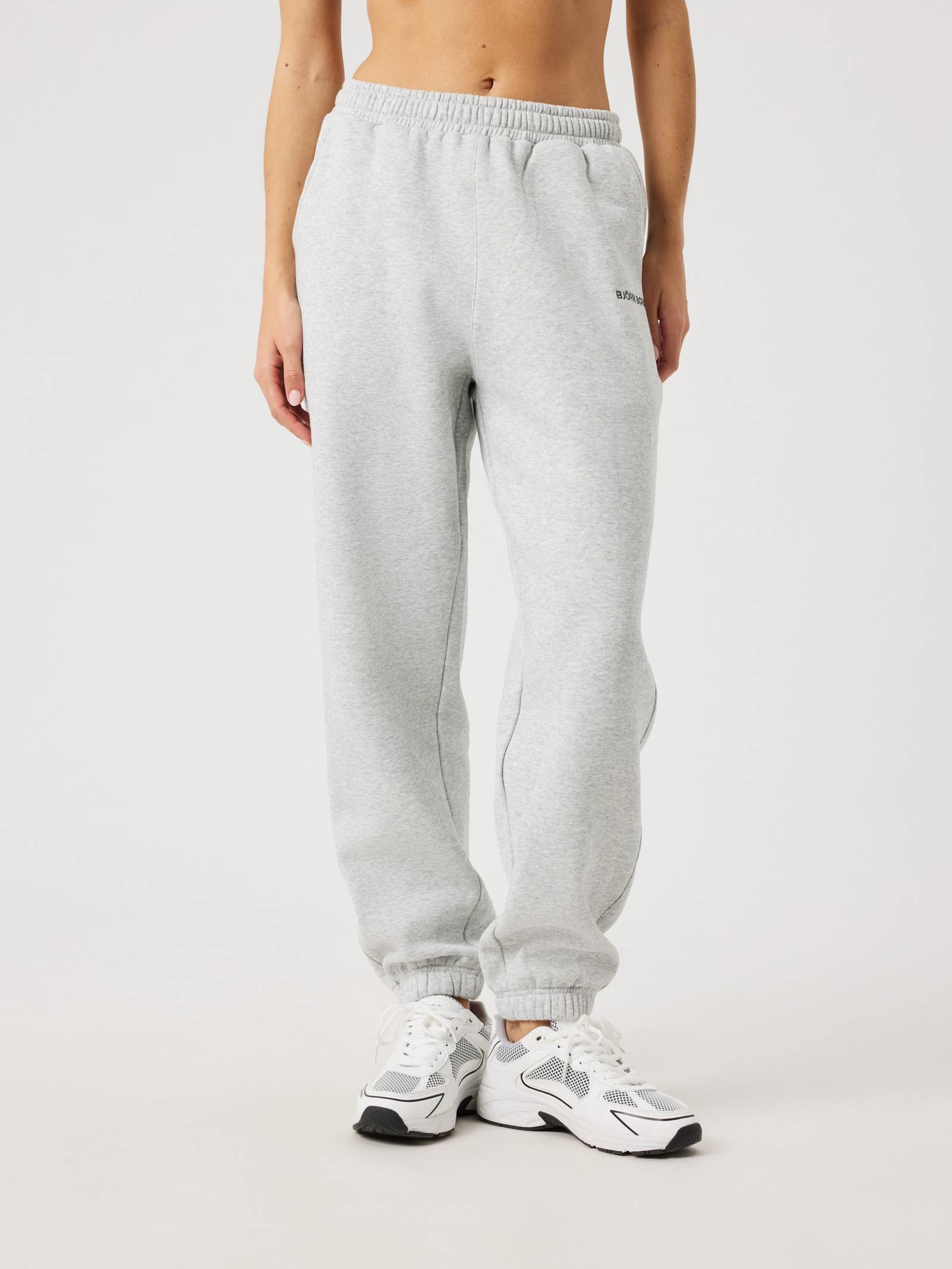 Björn Borg - Borg Sweatpants Ultra Light Grey Melange Dam - Image 1